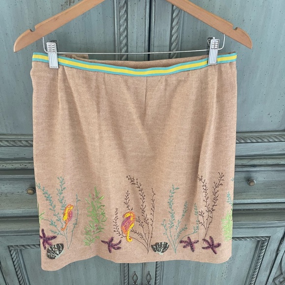 Etcetera Dresses & Skirts - - Linen  skirt w seahorse detail